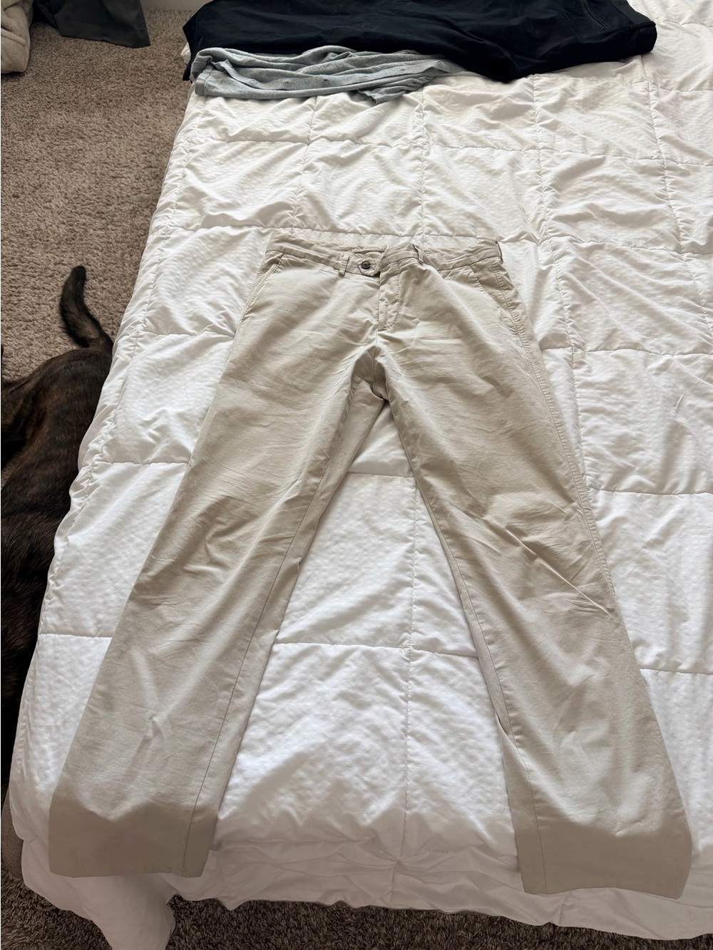 Suitsupply Light Beige Chinos - Straight Leg